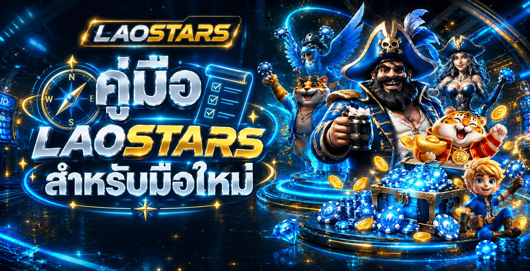 LAOSTARS คู่มือมือใหม่ สมัคร ทางเข้า ฝากถอน และตั้งงบ
